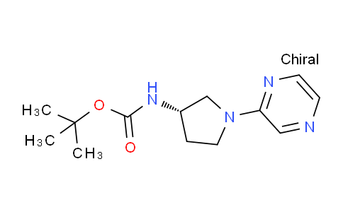 CAS No. 1365936-65-7, (S)-tert-Butyl (1-(pyrazin-2-yl)pyrrolidin-3-yl)carbamate
