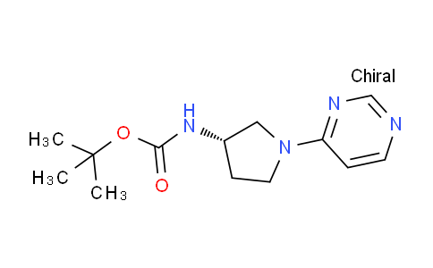 CAS No. 1448850-66-5, (S)-tert-Butyl (1-(pyrimidin-4-yl)pyrrolidin-3-yl)carbamate