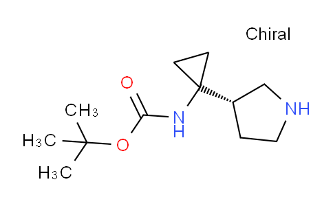 CAS No. 1229421-17-3, (S)-tert-Butyl (1-(pyrrolidin-3-yl)cyclopropyl)carbamate