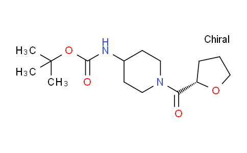 CAS No. 1286208-39-6, (S)-tert-Butyl (1-(tetrahydrofuran-2-carbonyl)piperidin-4-yl)carbamate
