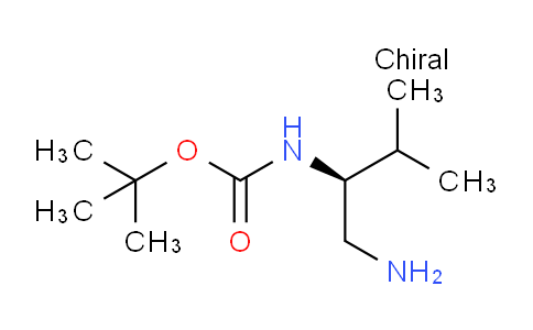 CAS No. 400652-49-5, (S)-tert-Butyl (1-amino-3-methylbutan-2-yl)carbamate