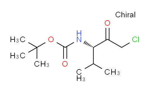 CAS No. 103542-47-8, (S)-tert-Butyl (1-chloro-4-methyl-2-oxopentan-3-yl)carbamate