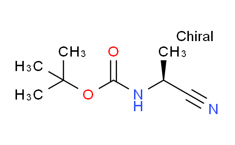 CAS No. 130013-83-1, (S)-tert-Butyl (1-cyanoethyl)carbamate