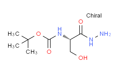 CAS No. 32988-38-8, (S)-tert-Butyl (1-hydrazinyl-3-hydroxy-1-oxopropan-2-yl)carbamate