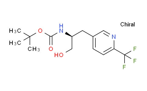 CAS No. 1236030-11-7, (S)-tert-Butyl (1-hydroxy-3-(6-(trifluoromethyl)pyridin-3-yl)propan-2-yl)carbamate