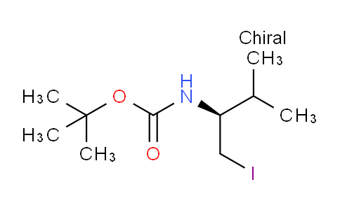 CAS No. 161529-21-1, (S)-tert-Butyl (1-iodo-3-methylbutan-2-yl)carbamate