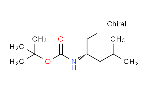 CAS No. 161529-19-7, (S)-tert-Butyl (1-iodo-4-methylpentan-2-yl)carbamate