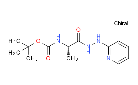 CAS No. 915375-26-7, (S)-tert-Butyl (1-oxo-1-(2-(pyridin-2-yl)hydrazinyl)propan-2-yl)carbamate