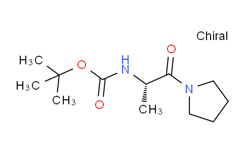 CAS No. 138356-92-0, (S)-tert-Butyl (1-oxo-1-(pyrrolidin-1-yl)propan-2-yl)carbamate