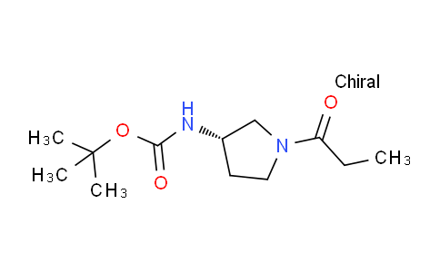CAS No. 1286209-35-5, (S)-tert-Butyl (1-propionylpyrrolidin-3-yl)carbamate
