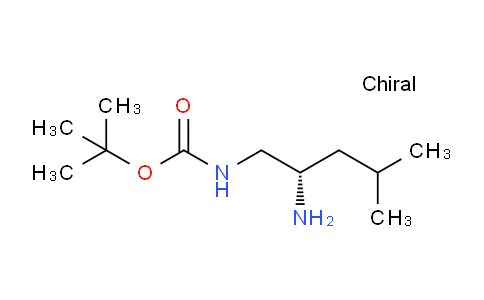 CAS No. 1217317-66-2, (S)-tert-Butyl (2-amino-4-methylpentyl)carbamate