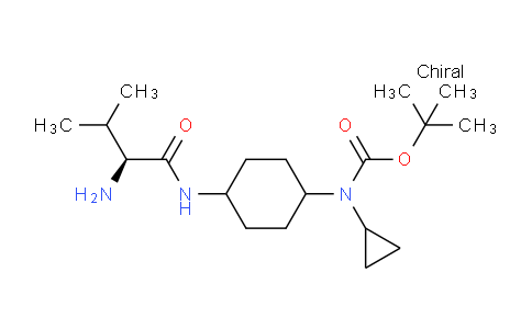 CAS No. 1353995-34-2, (S)-tert-Butyl (4-(2-amino-3-methylbutanamido)cyclohexyl)(cyclopropyl)carbamate