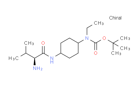 CAS No. 1354011-97-4, (S)-tert-Butyl (4-(2-amino-3-methylbutanamido)cyclohexyl)(ethyl)carbamate