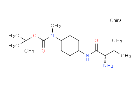 CAS No. 1354011-78-1, (S)-tert-Butyl (4-(2-amino-3-methylbutanamido)cyclohexyl)(methyl)carbamate