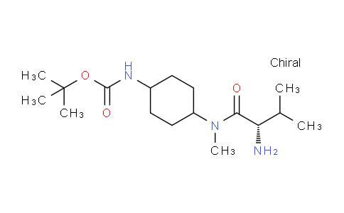 CAS No. 1354009-44-1, (S)-tert-Butyl (4-(2-amino-N,3-dimethylbutanamido)cyclohexyl)carbamate