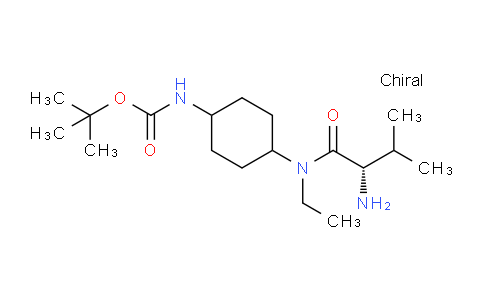 CAS No. 1353995-16-0, (S)-tert-Butyl (4-(2-amino-N-ethyl-3-methylbutanamido)cyclohexyl)carbamate