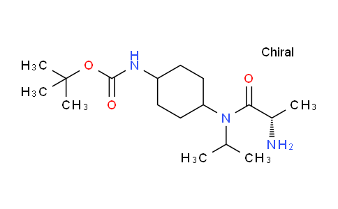 CAS No. 1353995-09-1, (S)-tert-Butyl (4-(2-amino-N-isopropylpropanamido)cyclohexyl)carbamate