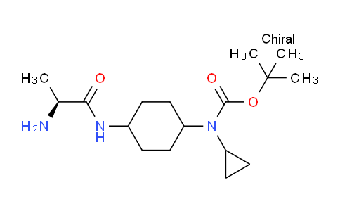 CAS No. 1354003-27-2, (S)-tert-Butyl (4-(2-aminopropanamido)cyclohexyl)(cyclopropyl)carbamate