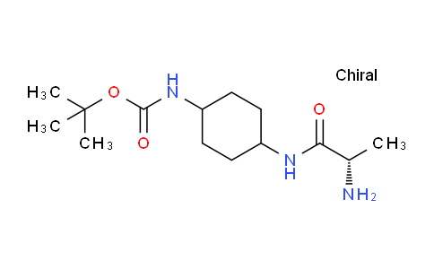 CAS No. 1353994-48-5, (S)-tert-Butyl (4-(2-aminopropanamido)cyclohexyl)carbamate