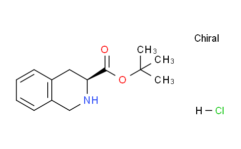 CAS No. 82586-60-5, (S)-tert-Butyl 1,2,3,4-tetrahydroisoquinoline-3-carboxylate hydrochloride