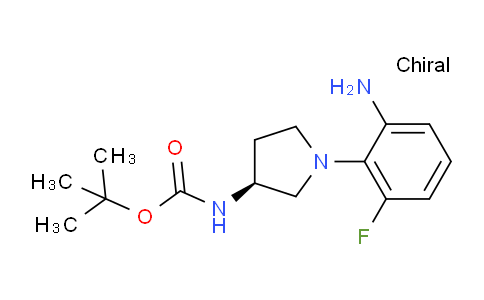 CAS No. 1286207-29-1, (S)-tert-Butyl 1-(2-amino-6-fluorophenyl)pyrrolidin-3-ylcarbamate