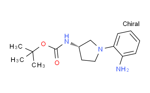 CAS No. 1029432-35-6, (S)-tert-Butyl 1-(2-aminophenyl)pyrrolidin-3-ylcarbamate