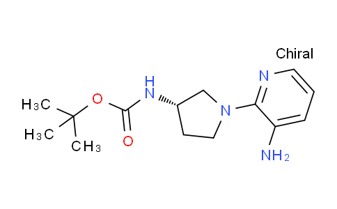 CAS No. 1233860-19-9, (S)-tert-Butyl 1-(3-aminopyridin-2-yl)pyrrolidin-3-ylcarbamate