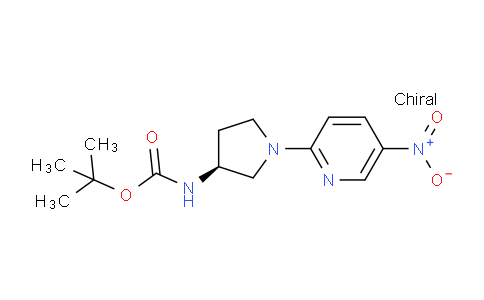 CAS No. 1085841-14-0, (S)-tert-Butyl 1-(5-nitropyridin-2-yl)pyrrolidin-3-ylcarbamate