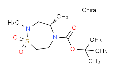 CAS No. 1956435-03-2, (S)-tert-Butyl 2,4-dimethyl-1,2,5-thiadiazepane-5-carboxylate 1,1-dioxide