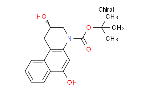 CAS No. 191732-54-4, (S)-tert-Butyl 2,6-dihydroxy-2,3-dihydrobenzo[f]quinoline-4(1H)-carboxylate