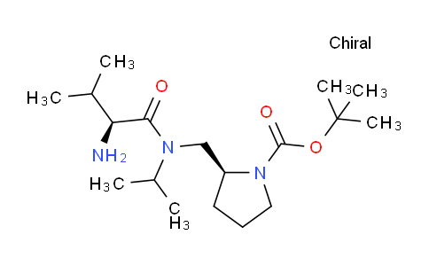 CAS No. 1401666-28-1, (S)-tert-Butyl 2-(((S)-2-amino-N-isopropyl-3-methylbutanamido)methyl)pyrrolidine-1-carboxylate