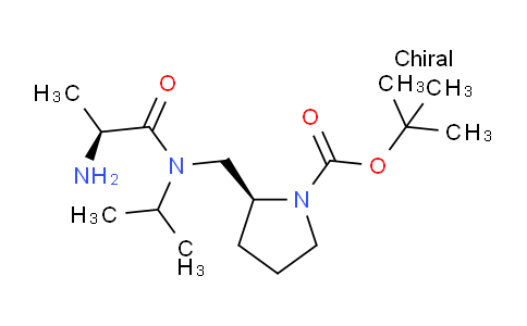 CAS No. 1401667-07-9, (S)-tert-Butyl 2-(((S)-2-amino-N-isopropylpropanamido)methyl)pyrrolidine-1-carboxylate