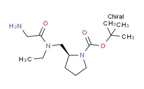 CAS No. 1354009-06-5, (S)-tert-Butyl 2-((2-amino-N-ethylacetamido)methyl)pyrrolidine-1-carboxylate