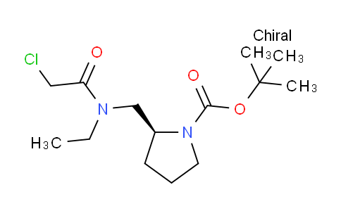 CAS No. 1353993-32-4, (S)-tert-Butyl 2-((2-chloro-N-ethylacetamido)methyl)pyrrolidine-1-carboxylate