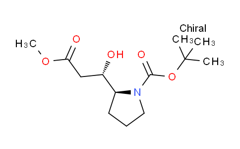 CAS No. 108142-83-2, (S)-tert-Butyl 2-((S)-1-hydroxy-3-methoxy-3-oxopropyl)pyrrolidine-1-carboxylate