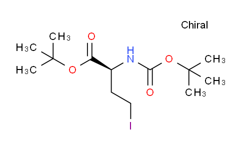 CAS No. 161370-66-7, (S)-tert-Butyl 2-((tert-butoxycarbonyl)amino)-4-iodobutanoate