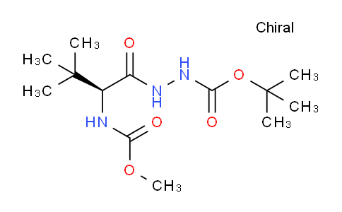 CAS No. 198904-77-7, (S)-tert-Butyl 2-(2-((methoxycarbonyl)amino)-3,3-dimethylbutanoyl)hydrazinecarboxylate