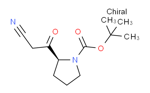 CAS No. 173690-69-2, (S)-tert-Butyl 2-(2-cyanoacetyl)pyrrolidine-1-carboxylate
