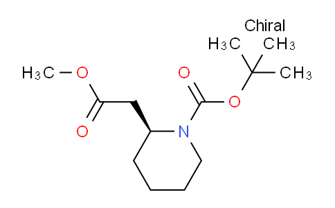 CAS No. 131134-77-5, (S)-tert-Butyl 2-(2-methoxy-2-oxoethyl)piperidine-1-carboxylate
