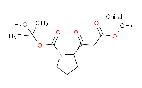 CAS No. 1403576-45-3, (S)-tert-Butyl 2-(3-methoxy-3-oxopropanoyl)pyrrolidine-1-carboxylate