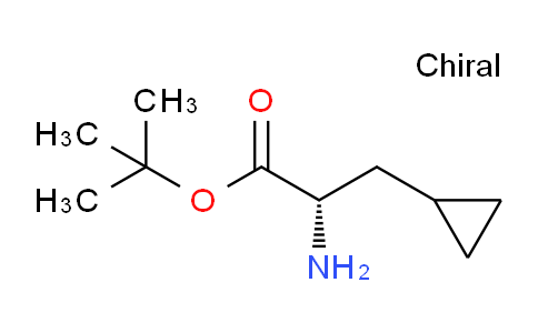 CAS No. 457059-27-7, (S)-tert-Butyl 2-amino-3-cyclopropylpropanoate