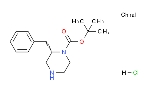 CAS No. 1217455-87-2, (S)-tert-Butyl 2-benzylpiperazine-1-carboxylate hydrochloride