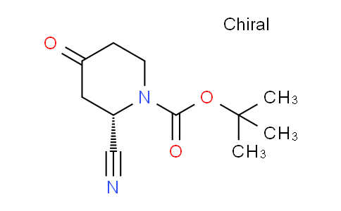 CAS No. 1820575-35-6, (S)-tert-Butyl 2-cyano-4-oxopiperidine-1-carboxylate