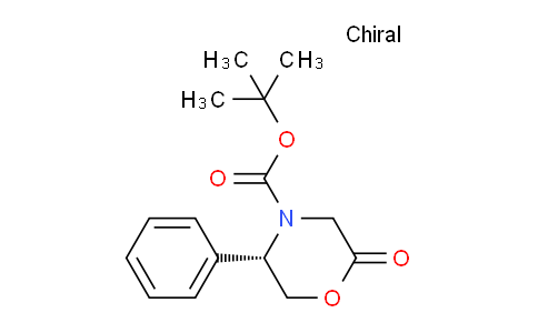 CAS No. 220077-24-7, (S)-tert-Butyl 2-oxo-5-phenylmorpholine-4-carboxylate