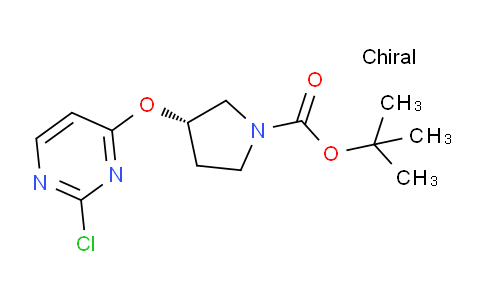 CAS No. 1261235-62-4, (S)-tert-Butyl 3-((2-chloropyrimidin-4-yl)oxy)pyrrolidine-1-carboxylate
