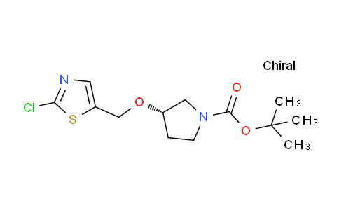 CAS No. 1264035-82-6, (S)-tert-Butyl 3-((2-chlorothiazol-5-yl)methoxy)pyrrolidine-1-carboxylate