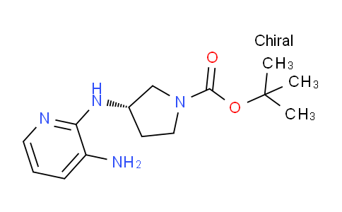CAS No. 1417789-46-8, (S)-tert-Butyl 3-((3-aminopyridin-2-yl)amino)pyrrolidine-1-carboxylate