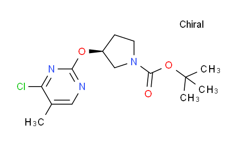 CAS No. 1264035-24-6, (S)-tert-Butyl 3-((4-chloro-5-methylpyrimidin-2-yl)oxy)pyrrolidine-1-carboxylate