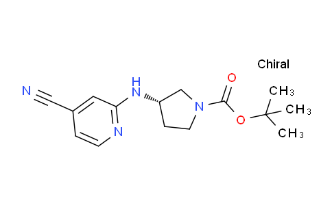 CAS No. 1289585-52-9, (S)-tert-Butyl 3-((4-cyanopyridin-2-yl)amino)pyrrolidine-1-carboxylate