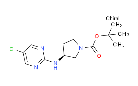 CAS No. 1261235-30-6, (S)-tert-Butyl 3-((5-chloropyrimidin-2-yl)amino)pyrrolidine-1-carboxylate